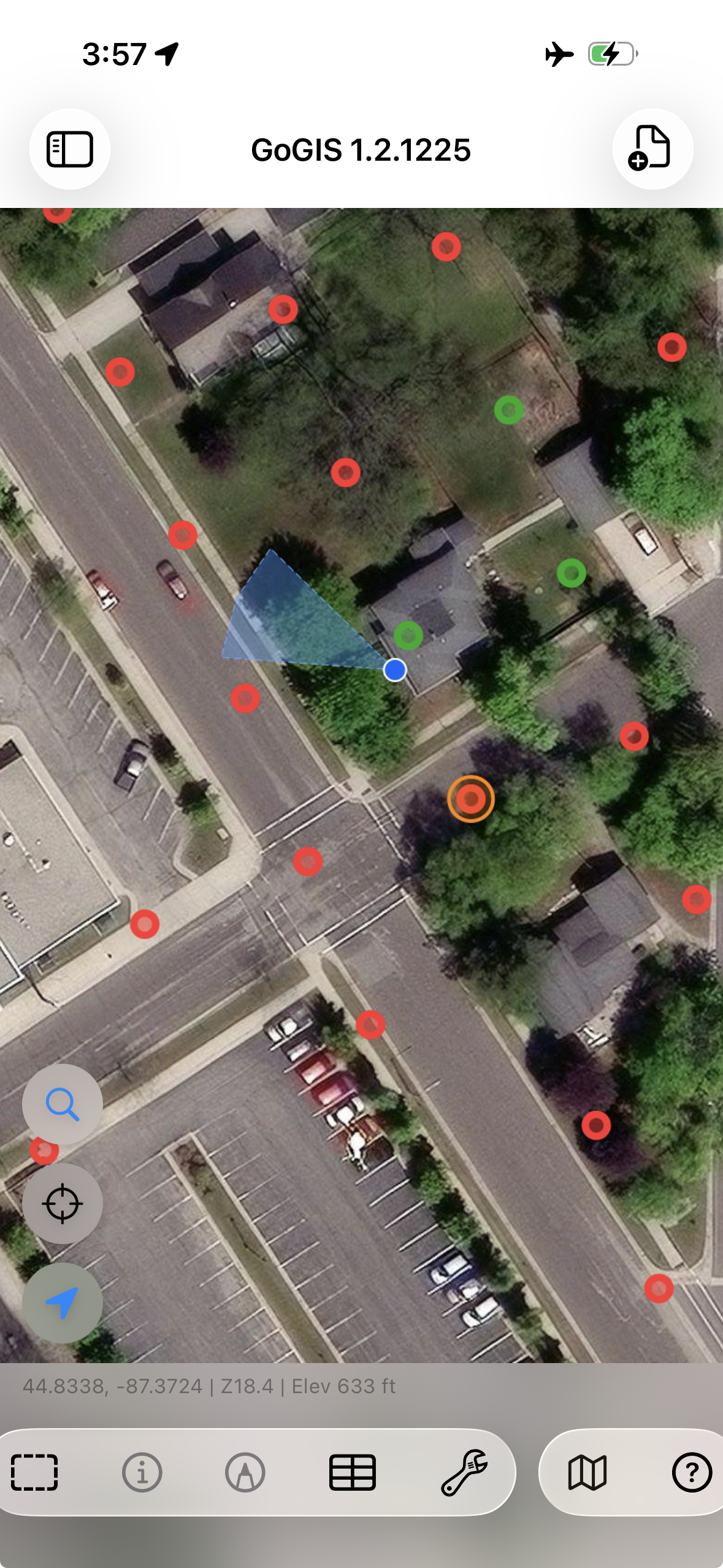 Collecting a GPS point without cell coverage