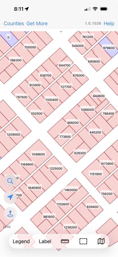 WI 2026 showing parcel values directly on the map